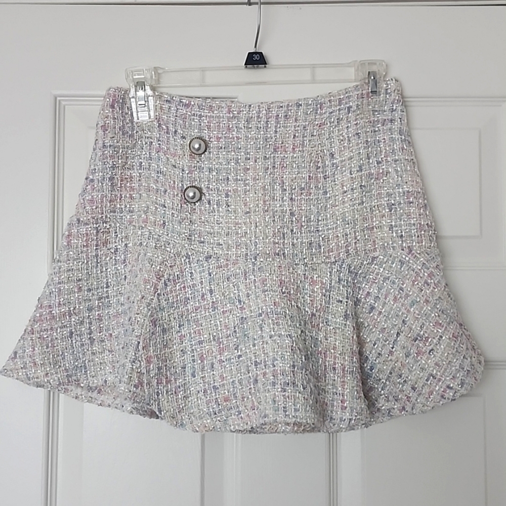 Mini skirt with inner short liner
